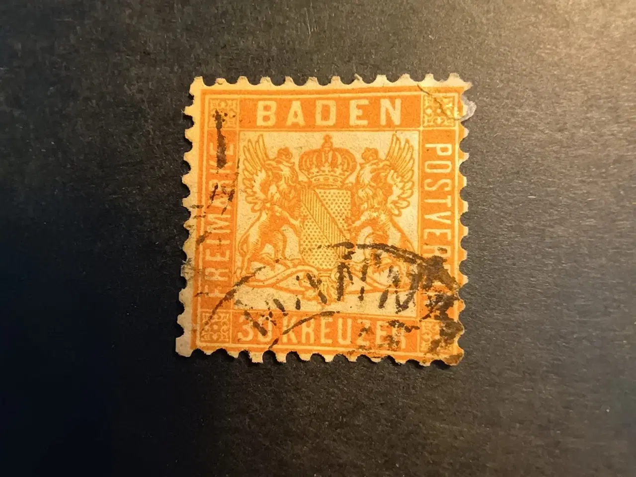 Billede 1 - Sjældent fund. Baden 1862 30 Kreuzer