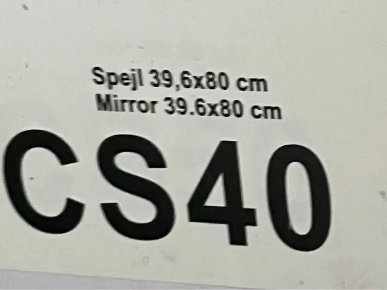 Billede 2 - Spejl nyt 40x80 cm
