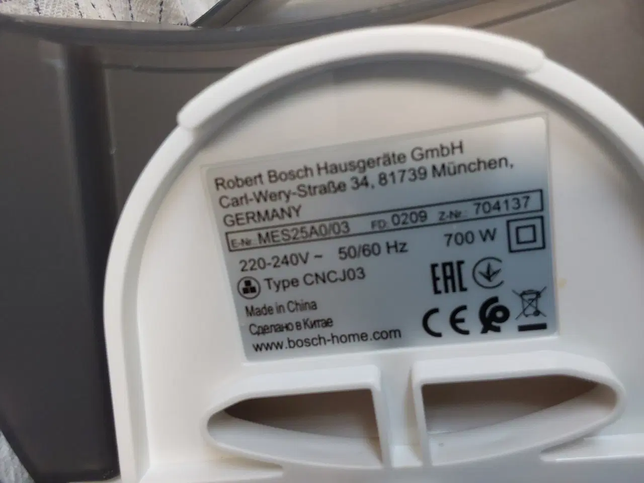 Billede 2 - Bosch juicemaskine 700 W