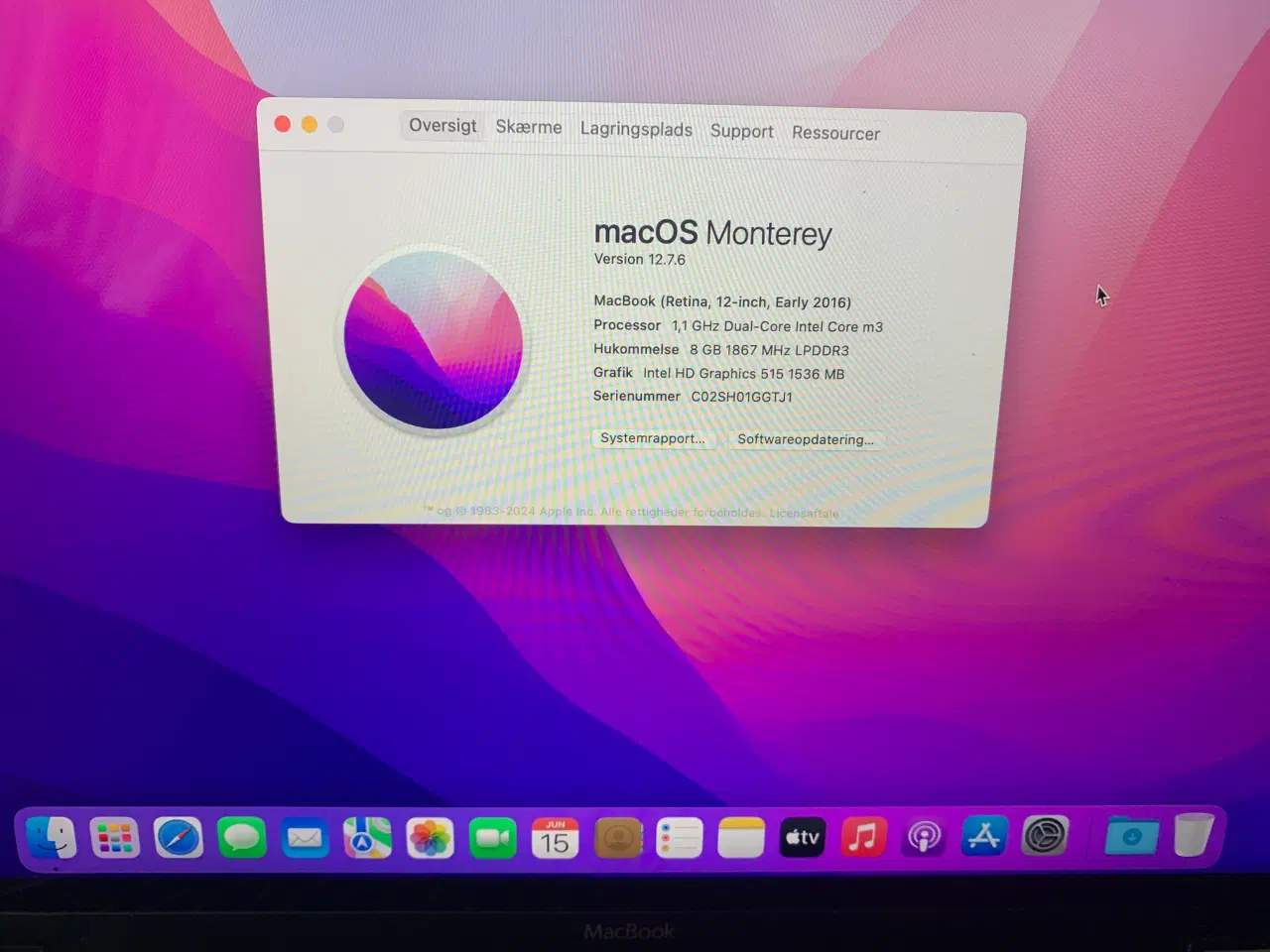 Billede 2 - TILBUD!! MacBook - 2016 - Super god til studie!