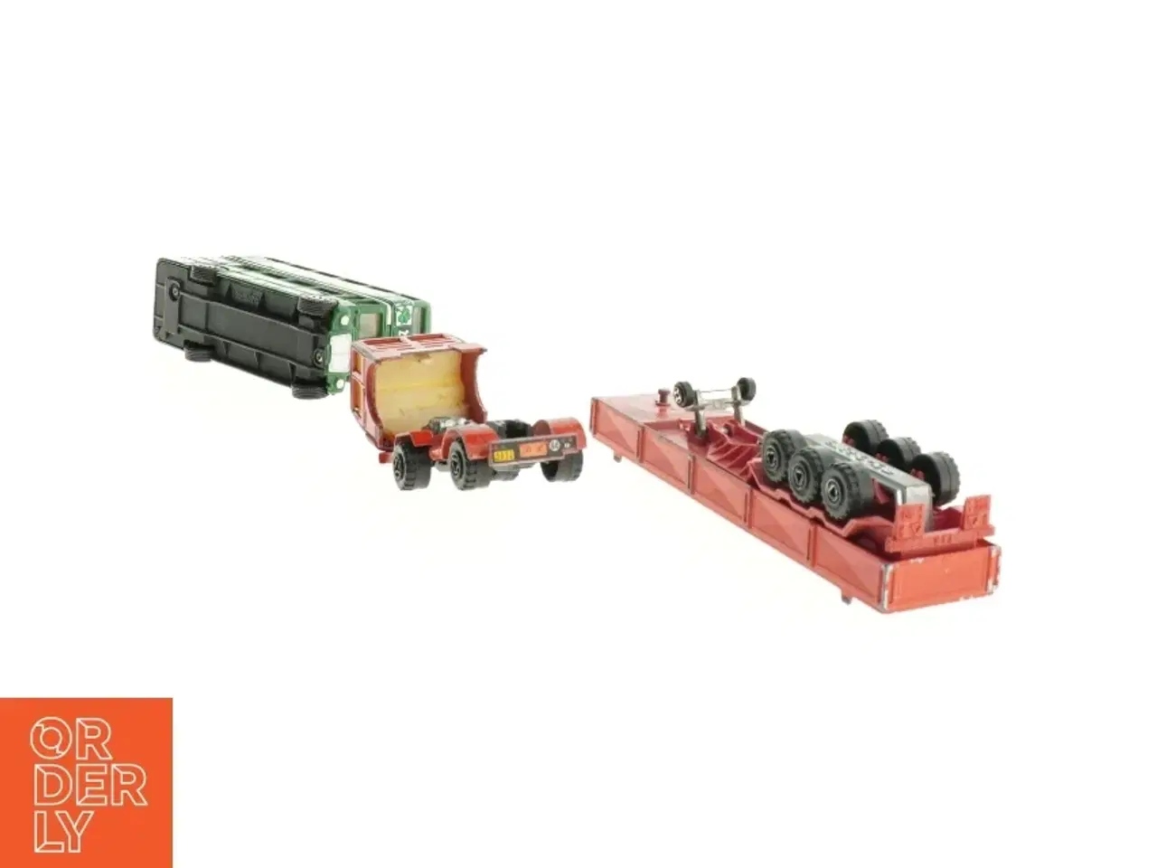 Billede 2 - Matchbox legetøjsbiler fra Matchbox (str. Rød 24 cm, grøn 12 cm)