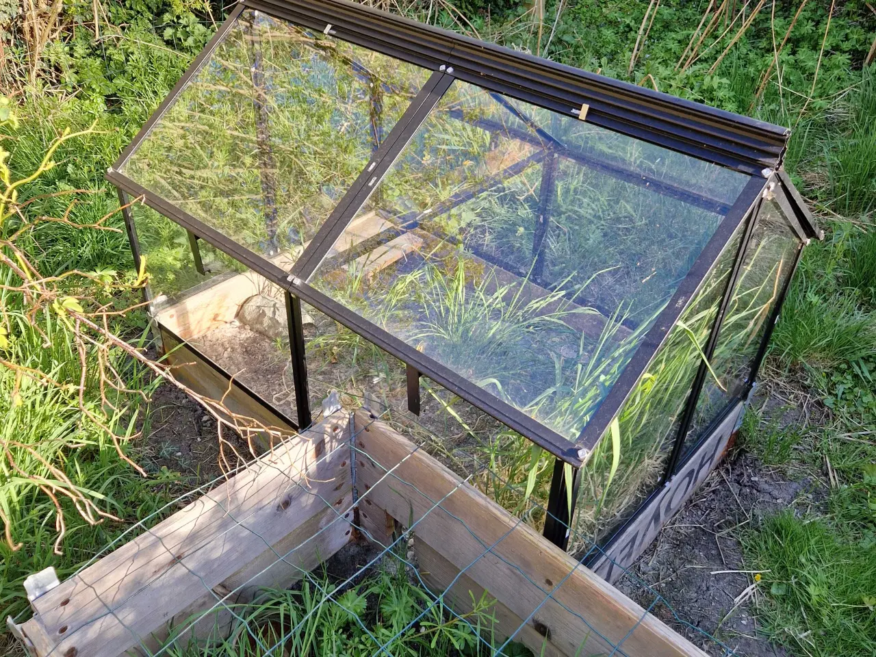 Billede 1 - Mist bænk/mini drivhus I glas