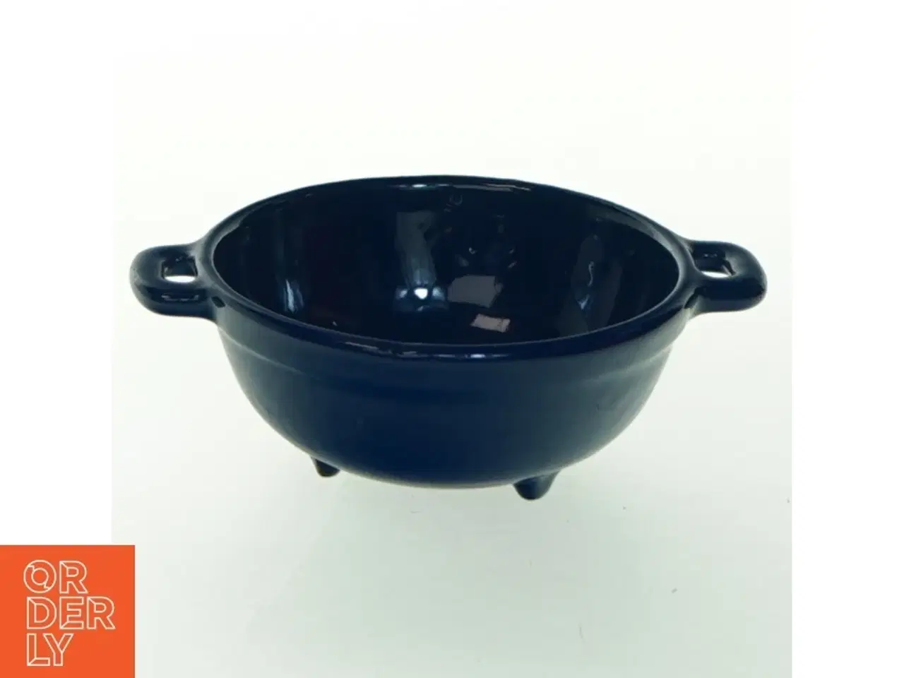 Billede 1 - Blå skål  (str. Ø. 8 cm)