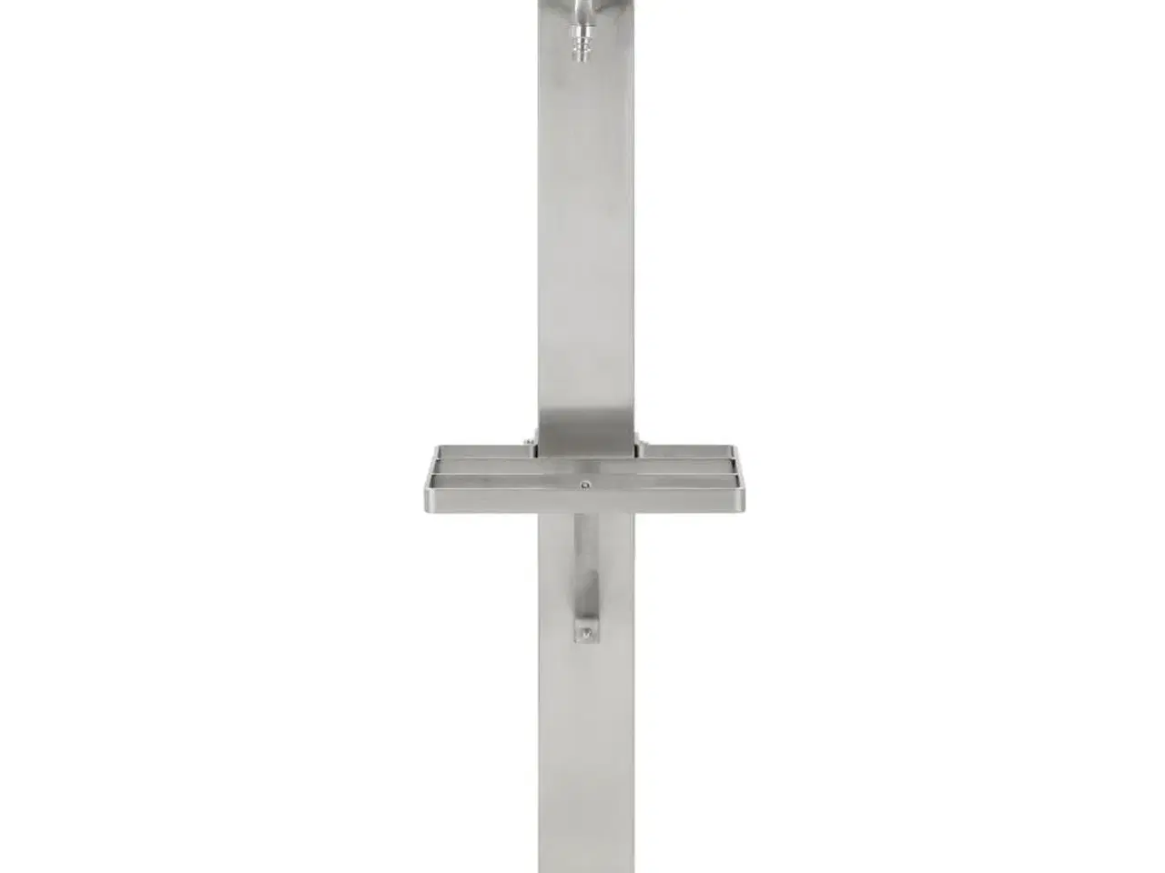 Billede 3 - Vandsøjle til haven 95 cm rustfrit stål firkantet