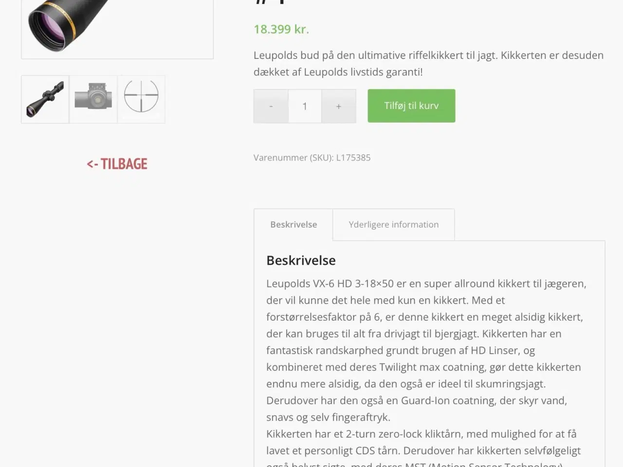 Billede 6 - Leupould VX-6HD 3-18x50