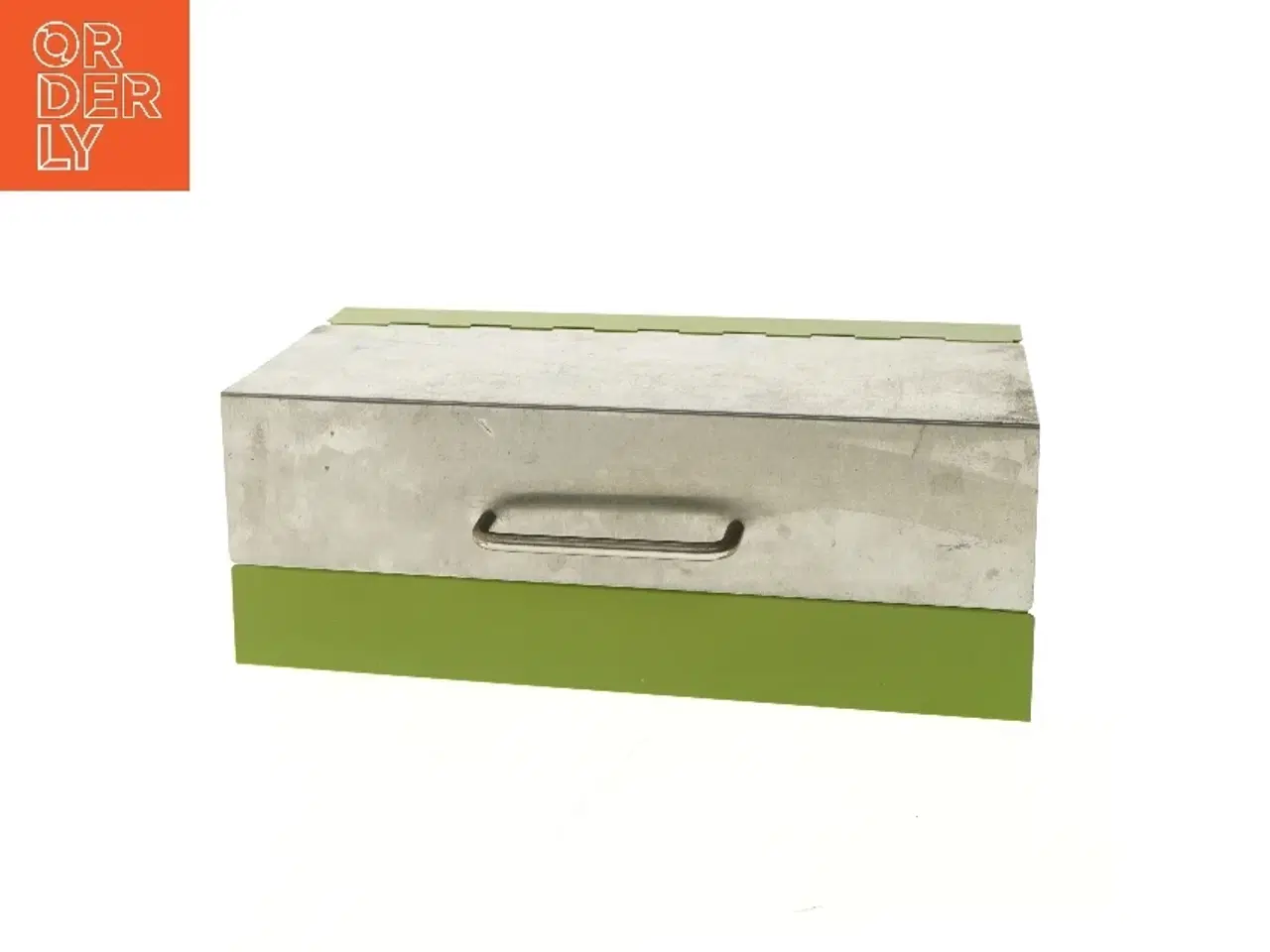 Billede 1 - Metal og plastik opbevaringskasse (str. 36x20x13,5 cm)