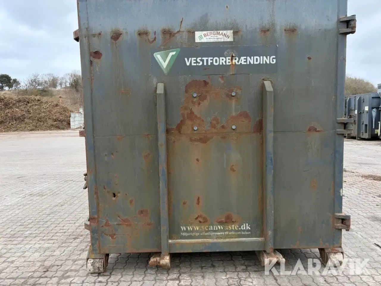 Billede 3 - Container Bergmann stationær komprimator