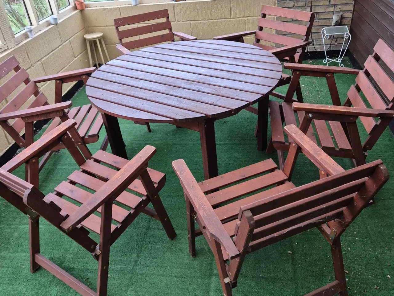 Billede 1 - Havebordet m stole