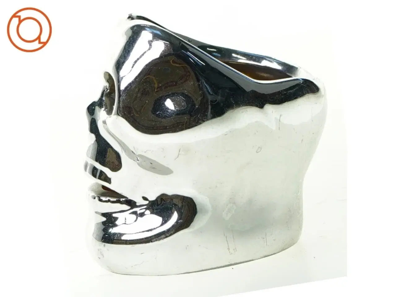 Billede 5 - Kranie til fyrfadslys (str. 9 x 7 cm)