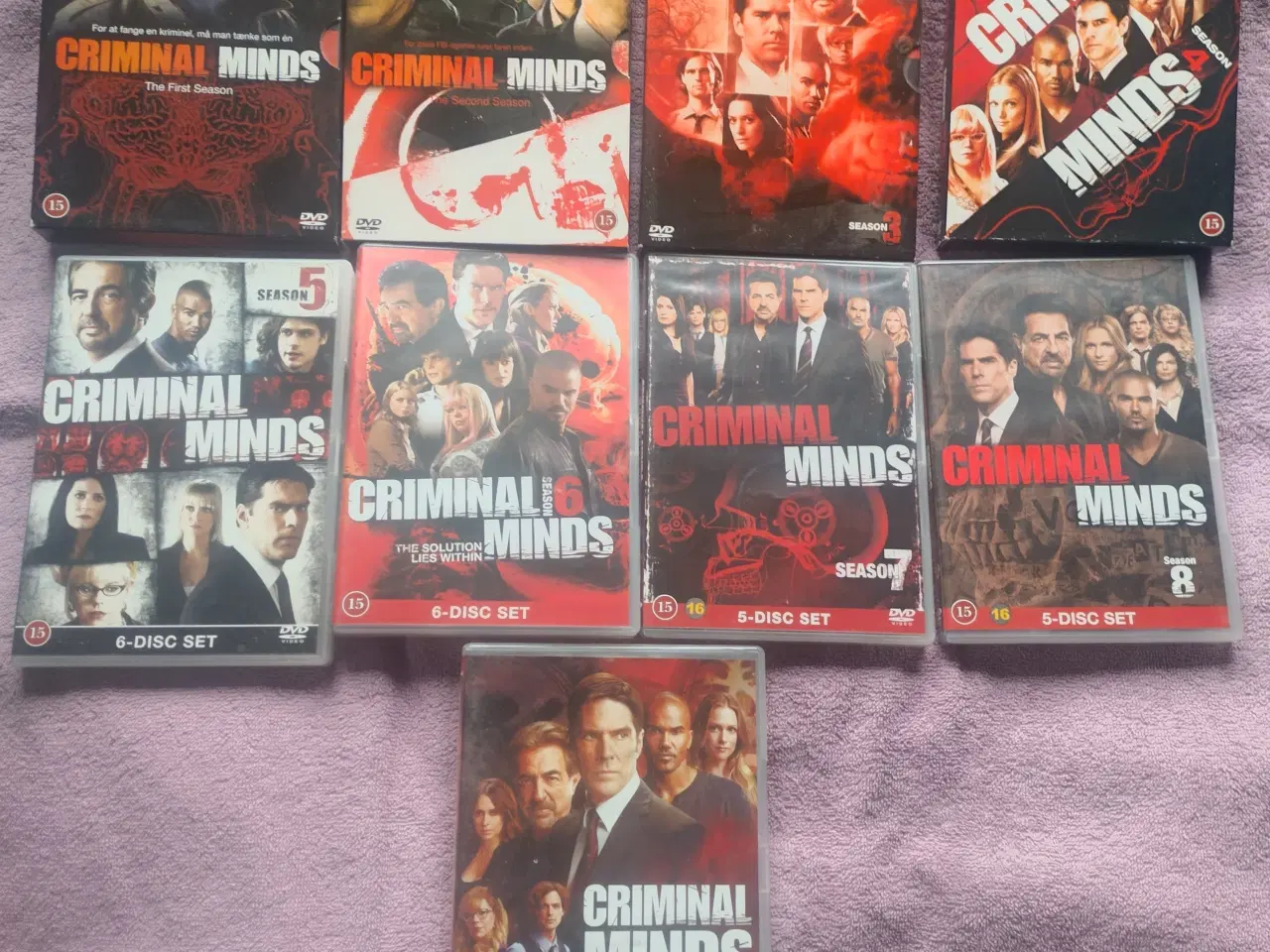 Billede 1 - 9 x Criminal Minds