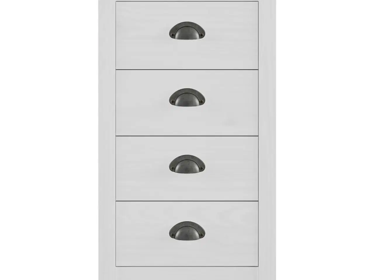 Billede 4 - Skænk Hill 46x35x80 cm massivt fyrretræ hvid