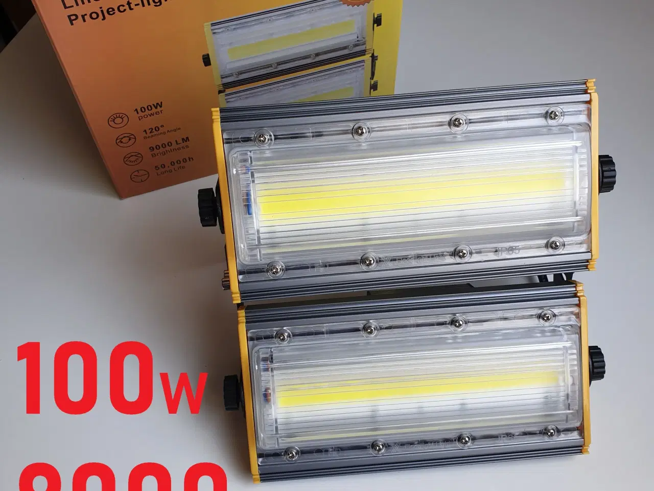 Billede 1 - NY! LED Projektør 100W / 9000LM / 6000K / IP65