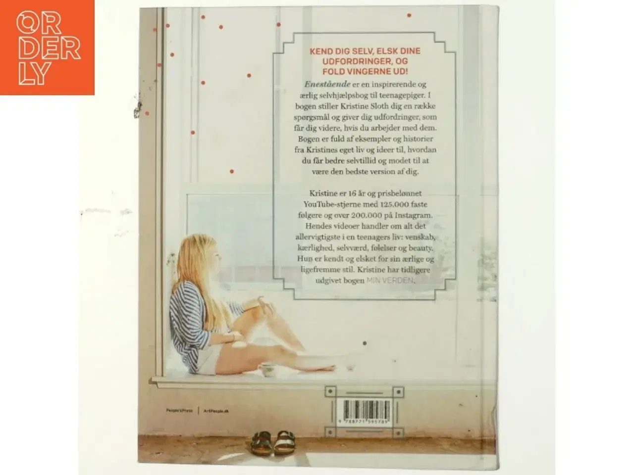 Billede 3 - Enestående : kend dig selv, elsk dine udfordringer, og fold vingerne ud! af Kristine Sloth (Bog)