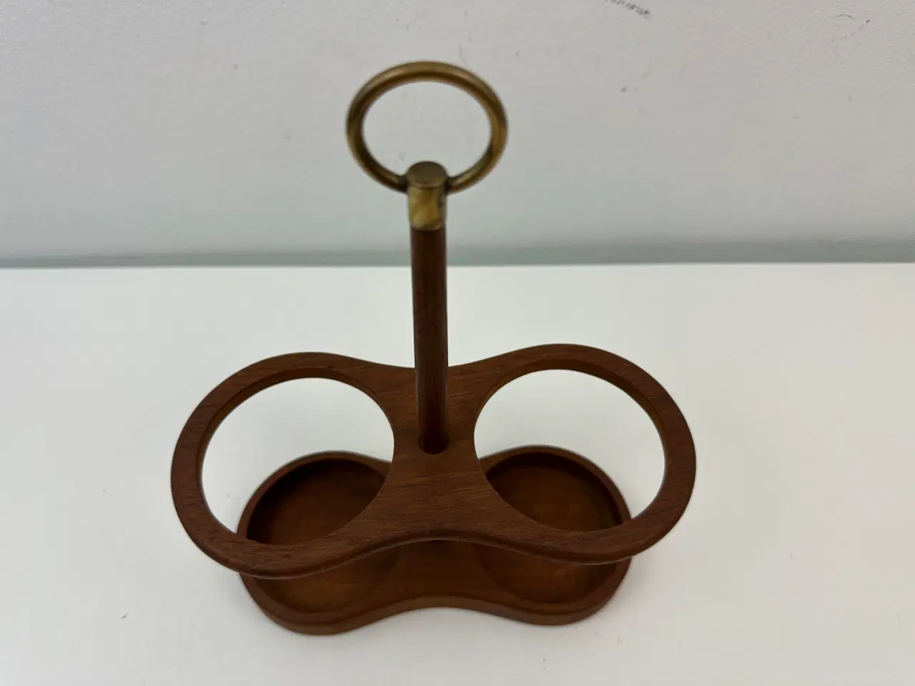 Billede 6 - Teak / messing holder (Wiggers)