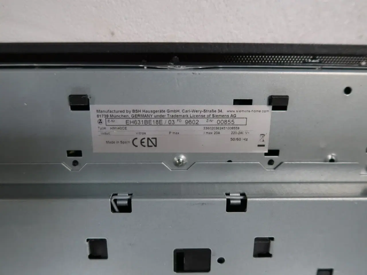 Billede 3 - Induktionskogeplade SIEMENS EH631BE18E