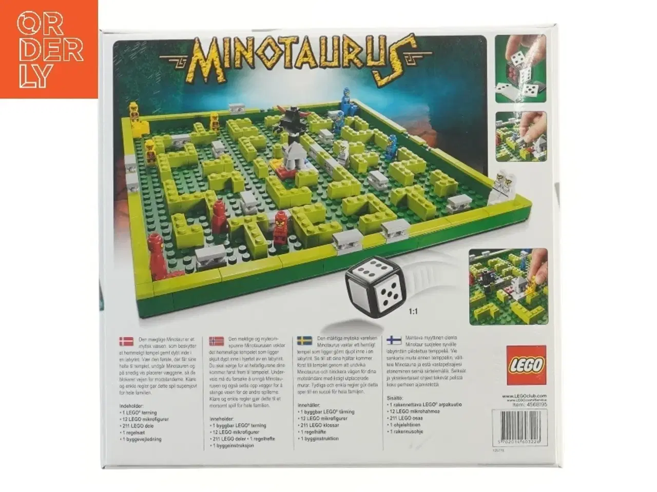 Billede 2 - LEGO Minotaurus brætspil fra Lego (str. 28,5x27 cm)