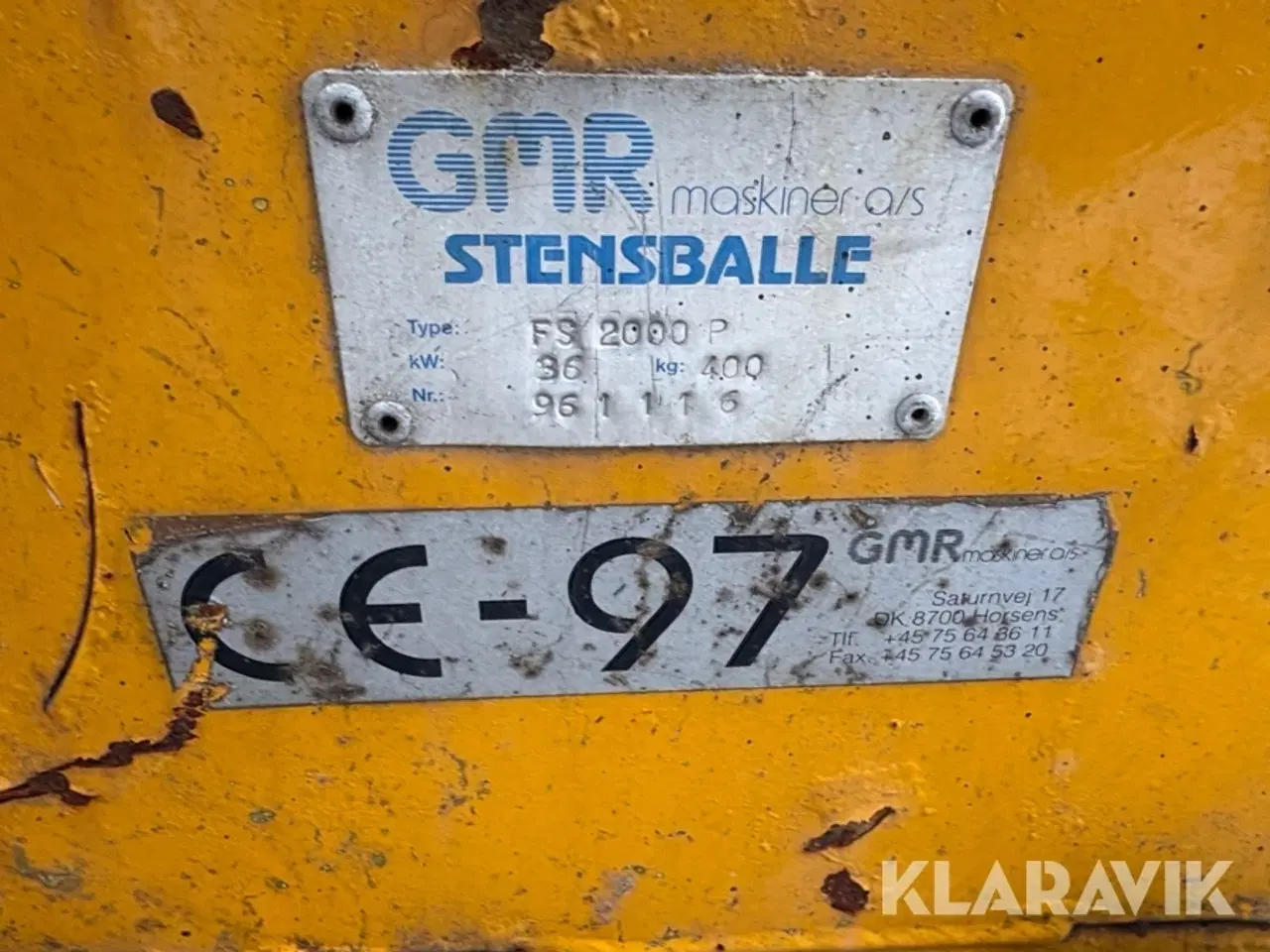 Billede 11 - Sneplov Stensballe FS2000