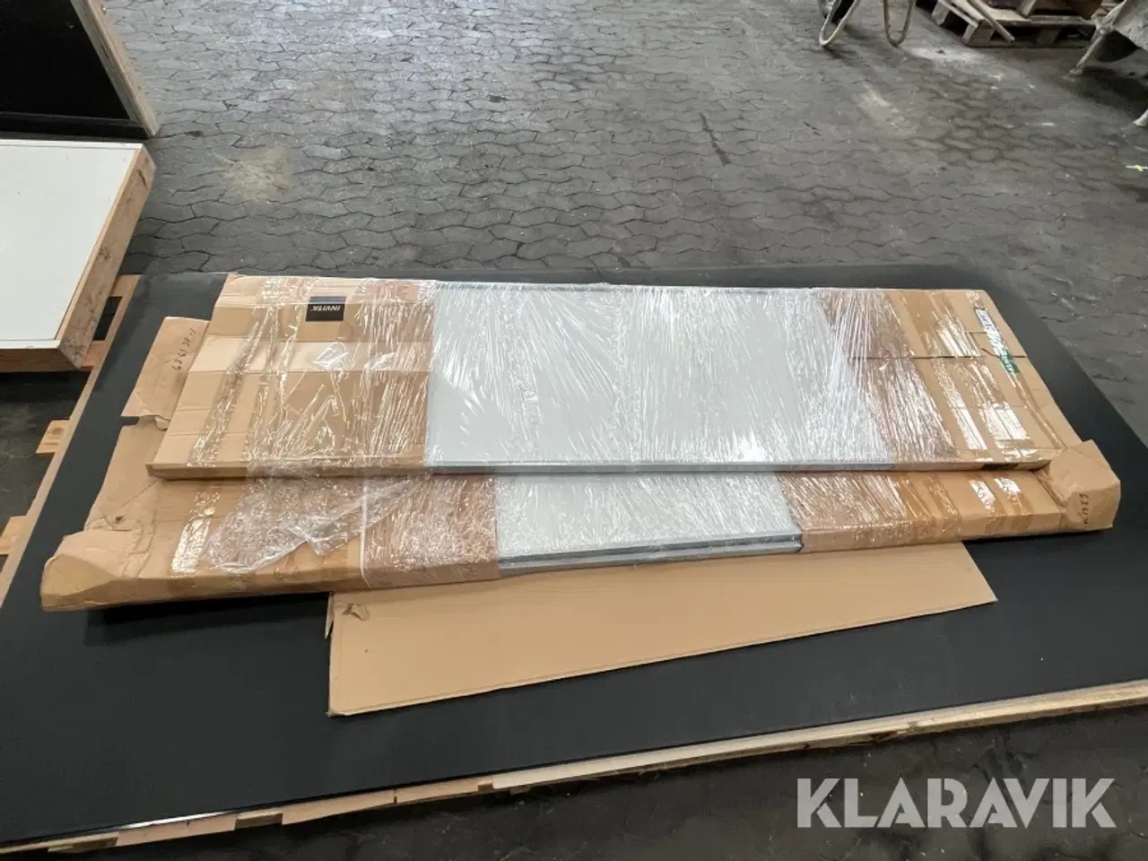 Billede 4 - Lot - Fiberplader, plader til gulvvarme og skydelåger ekskl. Skinner
