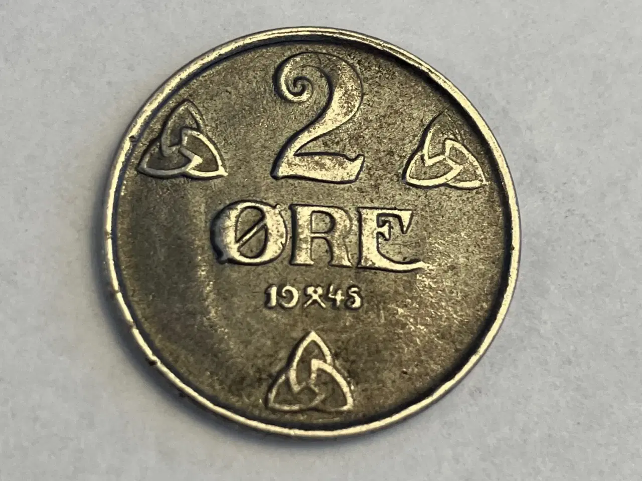 Billede 1 - 2 Øre 1945 Norge