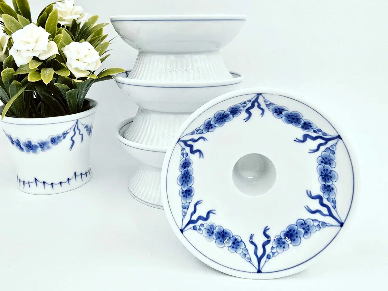 Billede 11 - Empire Lysestage Til Kertel Lys og Bloklys 