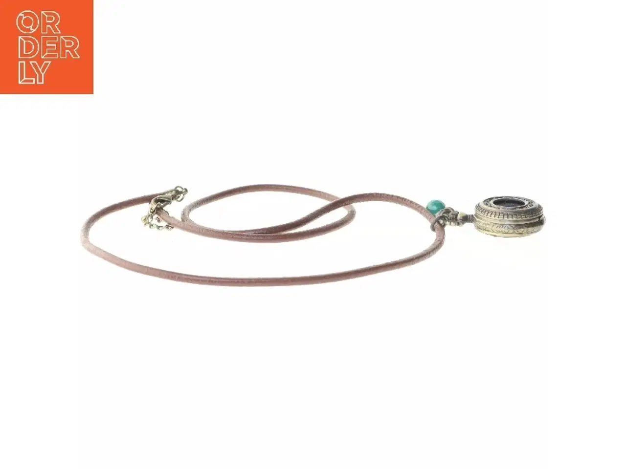 Billede 2 - Vintage halskæde med urvedhæng fra Quartz (str. 68 cm)