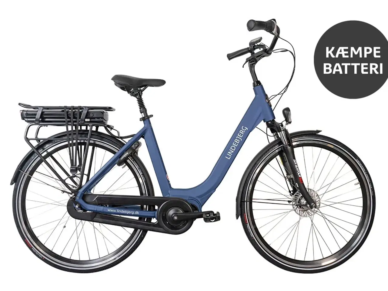Billede 1 - Lindebjerg 28'' Elcykel Center Extreme 46cm - 17,4Ah/626Wh - Mat Blå