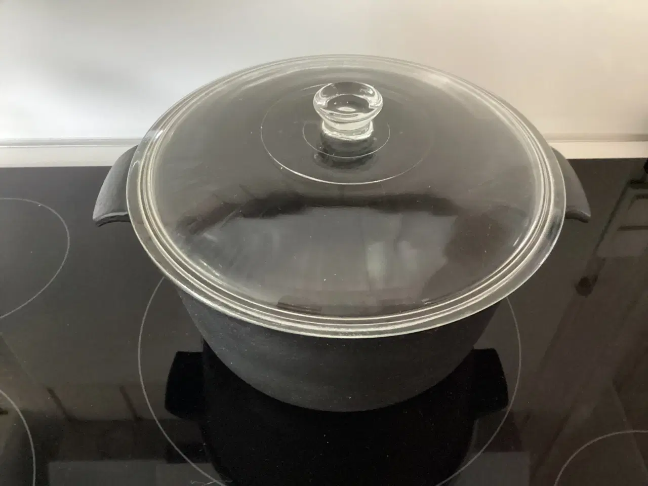 Billede 1 - Fin sort 4,8 l COPCO støbejernsgryde m. Låg