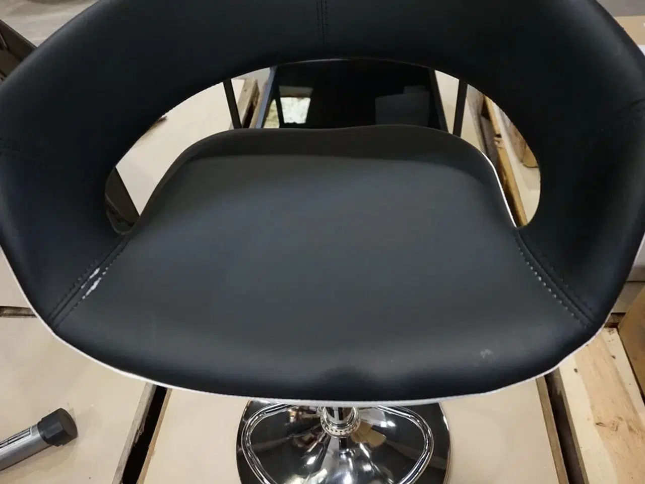 Billede 4 - Grace Barstol Sort/hvid