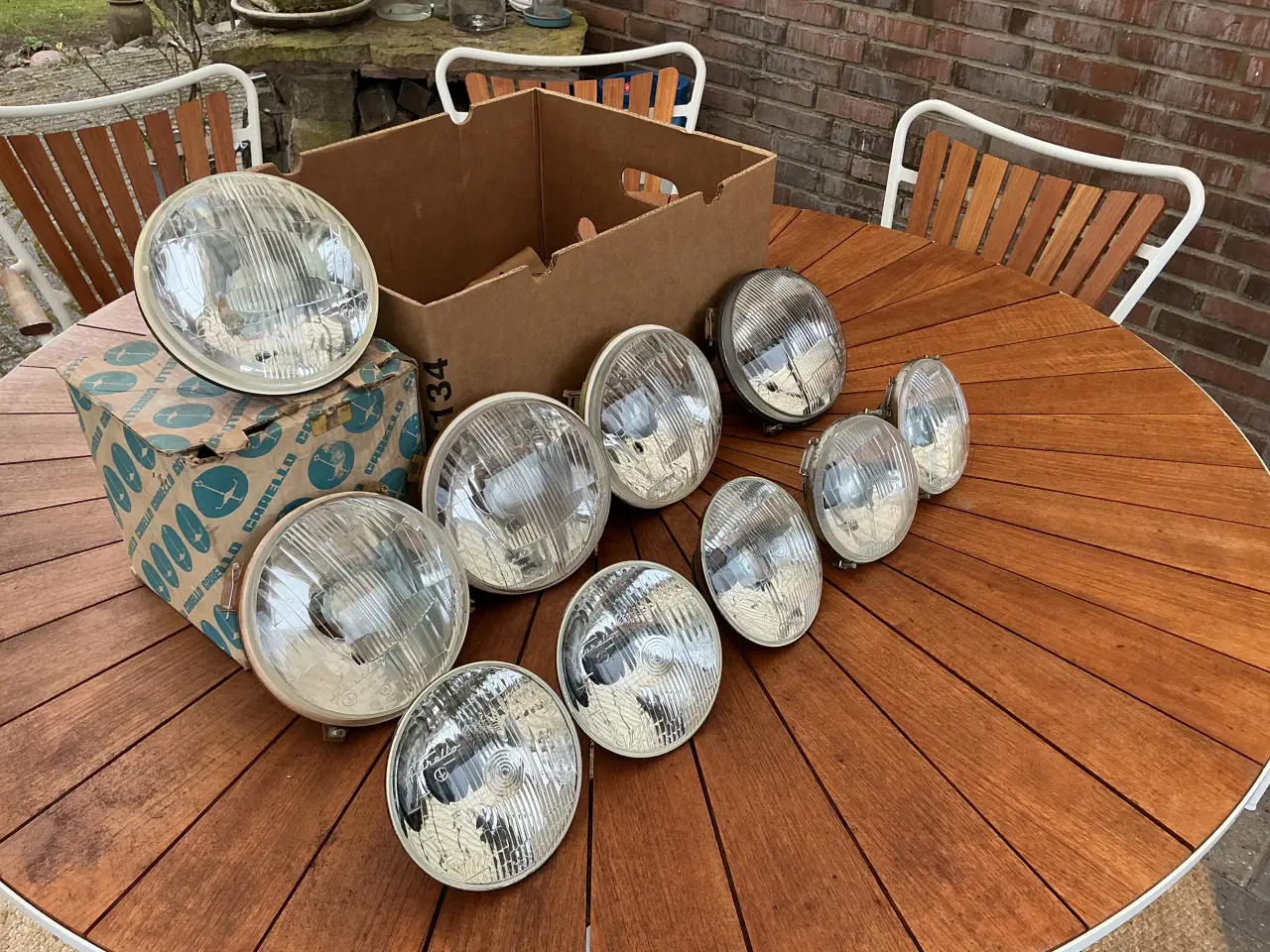 Billede 3 - Forlygter retro / gamle / ubrugte