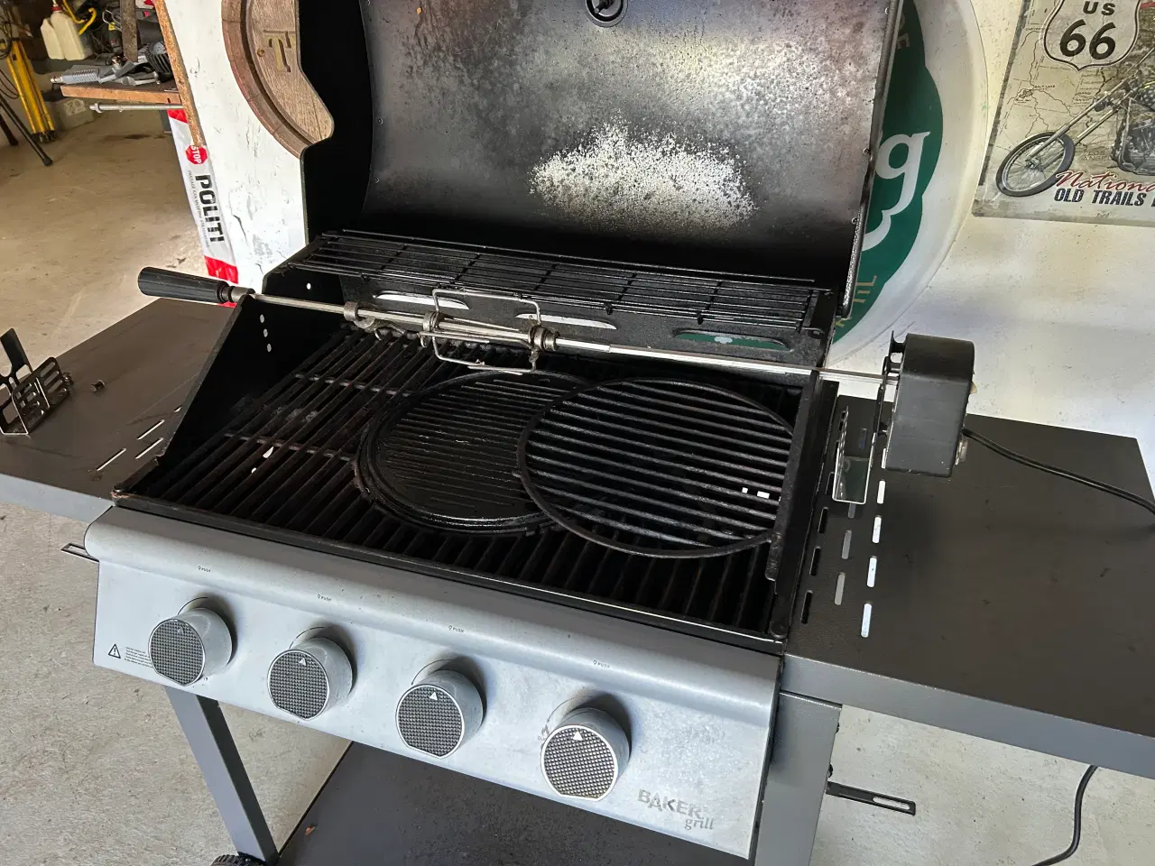 Billede 4 - Gasgrill Baker 4 zoner med grillspett 