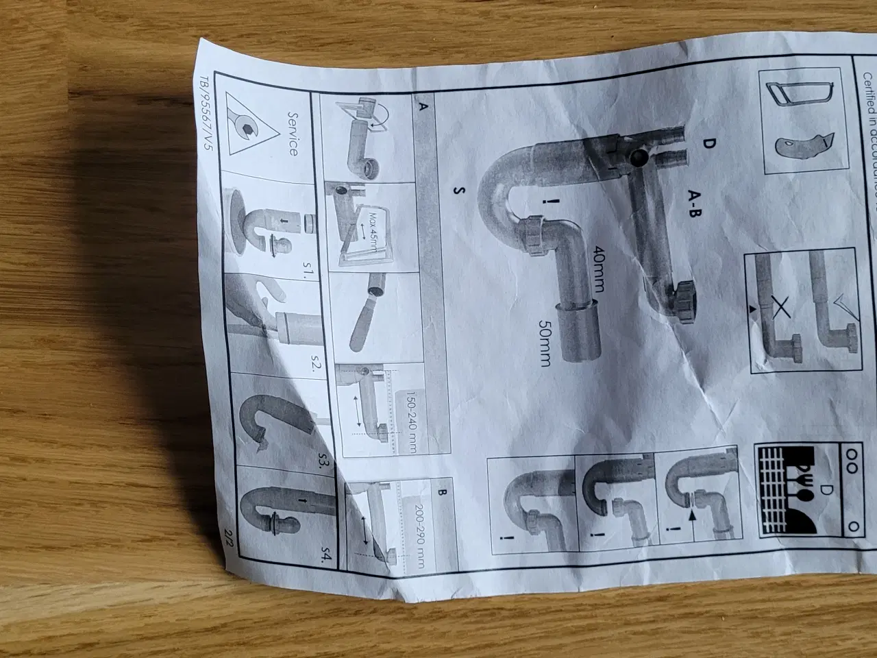 Billede 3 - Vandlås komplet