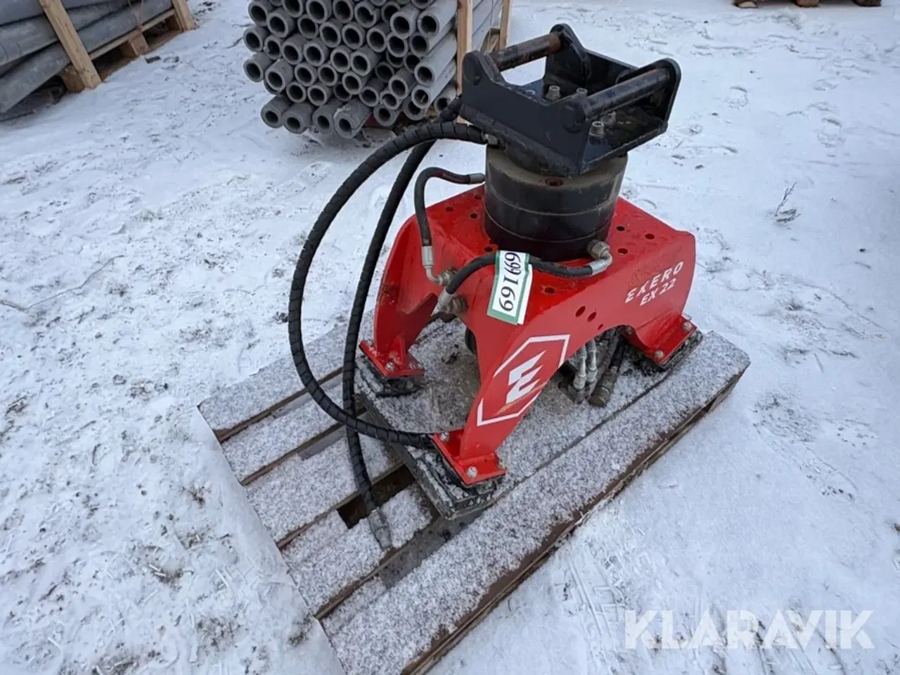 Billede 2 - Pladevibrator Exero EX22 hydraulisk til gravemaskine