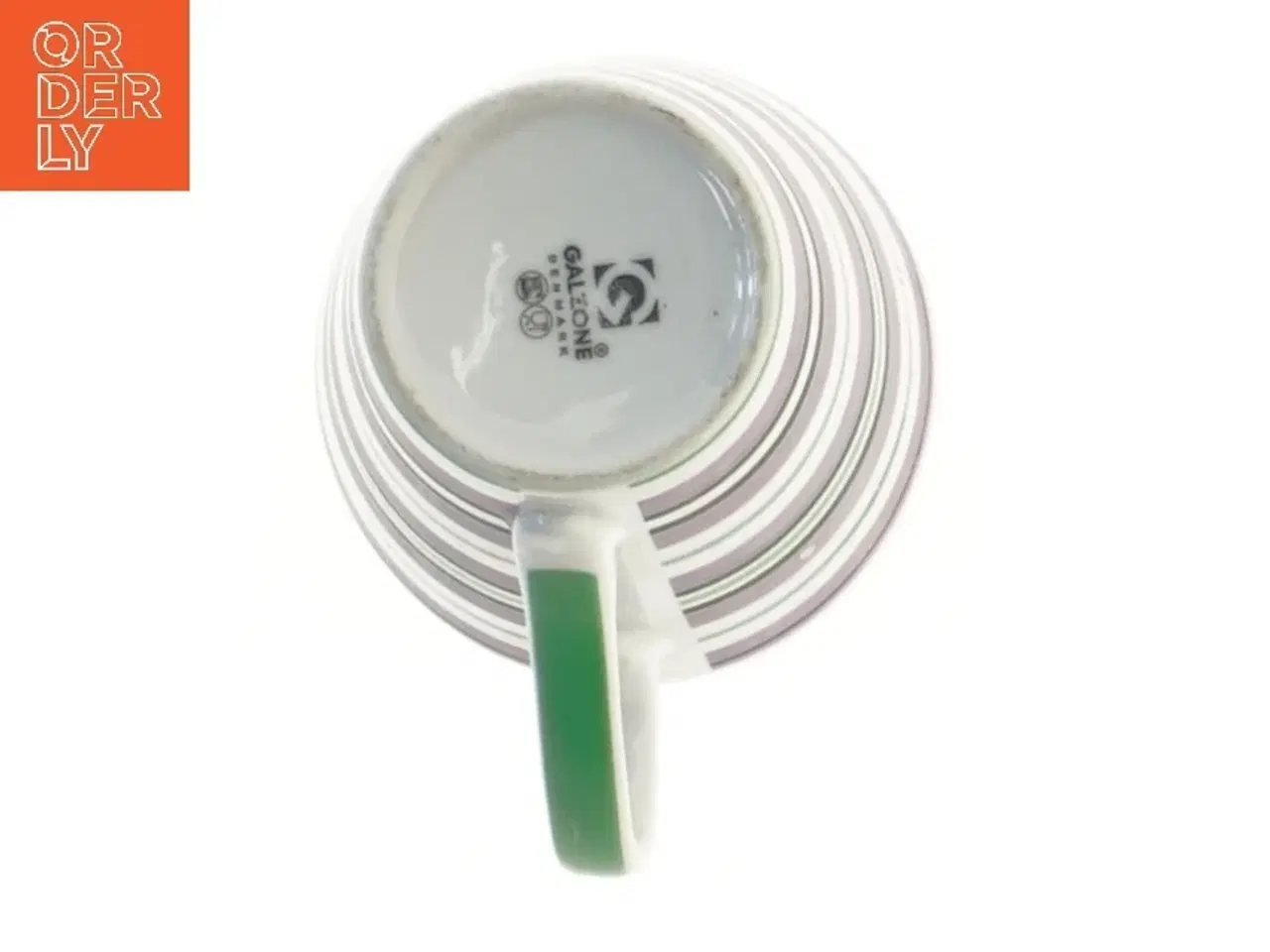 Billede 2 - Stribet kaffekrus fra Galzone (str. 10 cm)