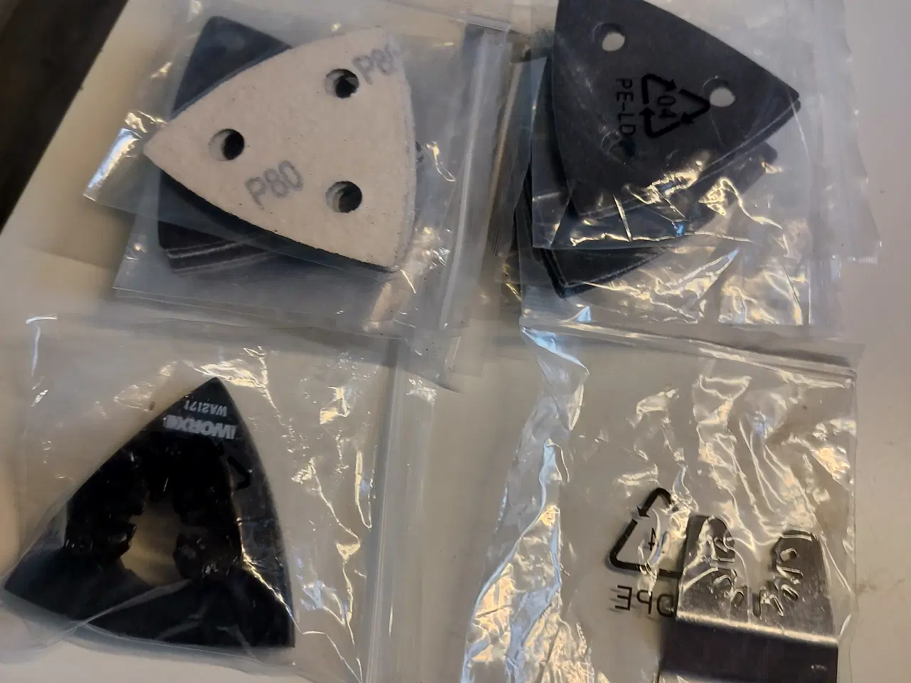 Billede 1 - fincutter Skraberblad og slibeplade til sandpapir