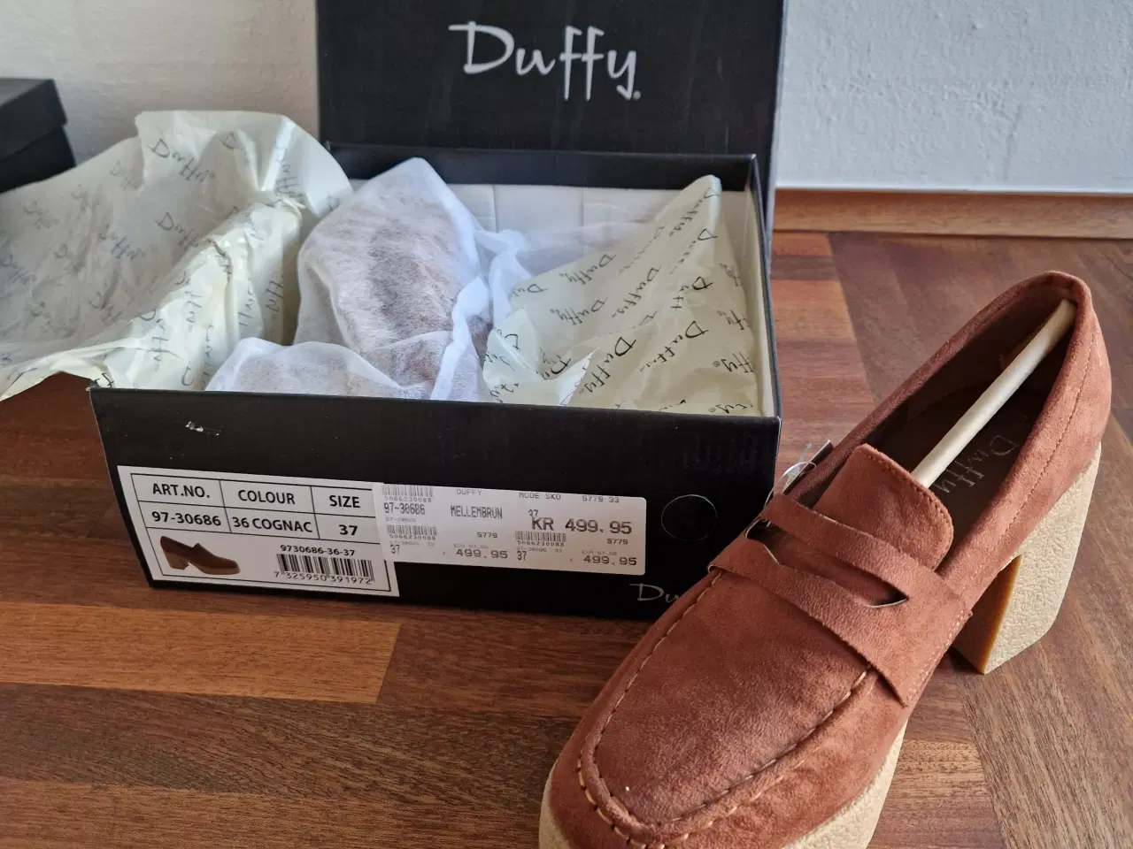 Billede 1 - Duffy sko i mellembrun