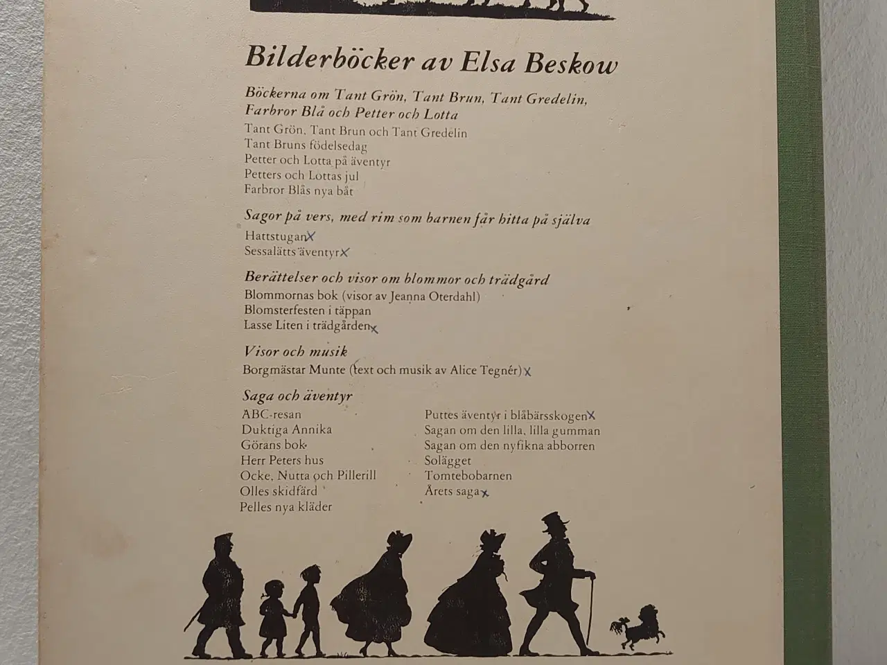 Billede 2 - Elsa Beskow:Årets Saga. Pæn stand. Udg 1975.Svensk