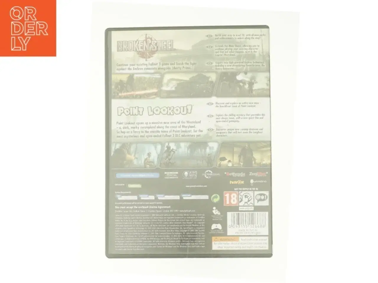 Billede 3 - Fallout 3: Game Add-on Pack - Broken Steel and Point Lookout (PC DVD) fra DVD