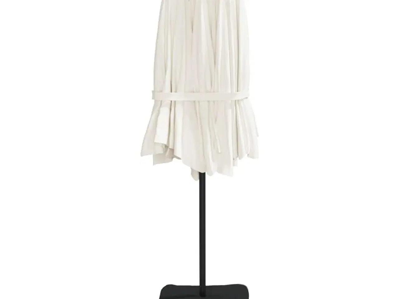 Billede 5 - Parasol m. dobbelt parasoldug 449x245 cm sandhvid