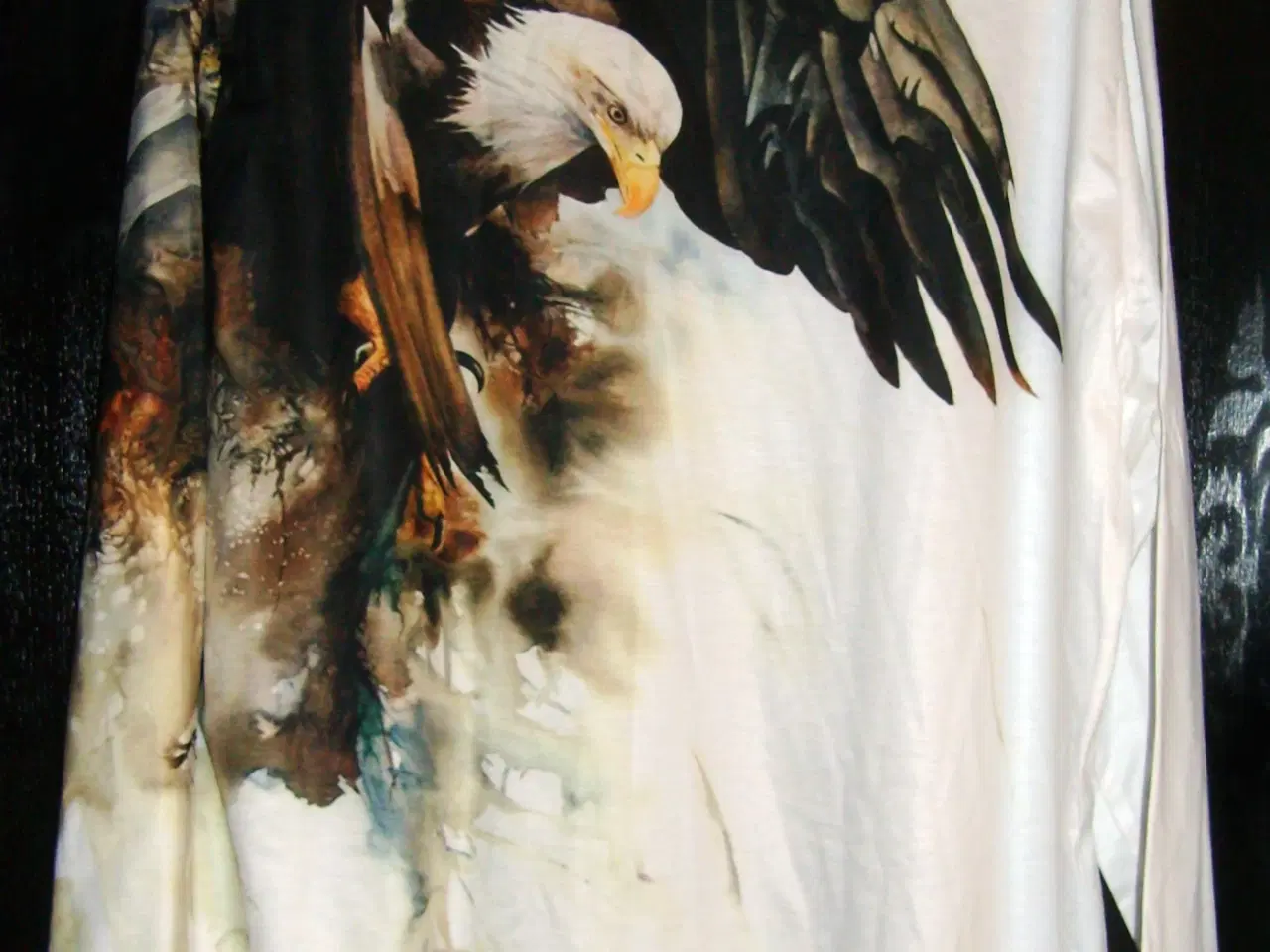 Billede 4 - Hvid ørne T-shirt / langærmet bluse / hættetrøje