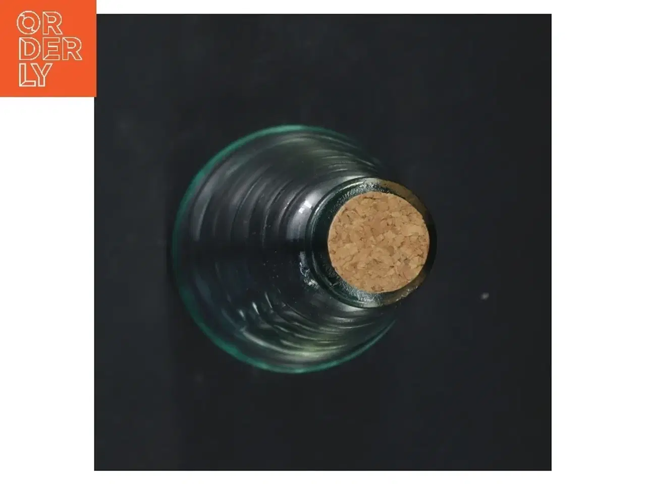 Billede 3 - Glasflaske med korkprop (str. 27x8 cm)