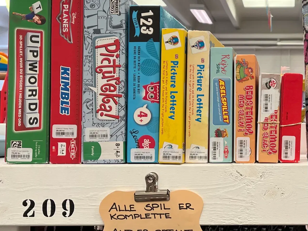 Billede 1 - KOMPLETTE spil - koster fra 10-75 kr. 
