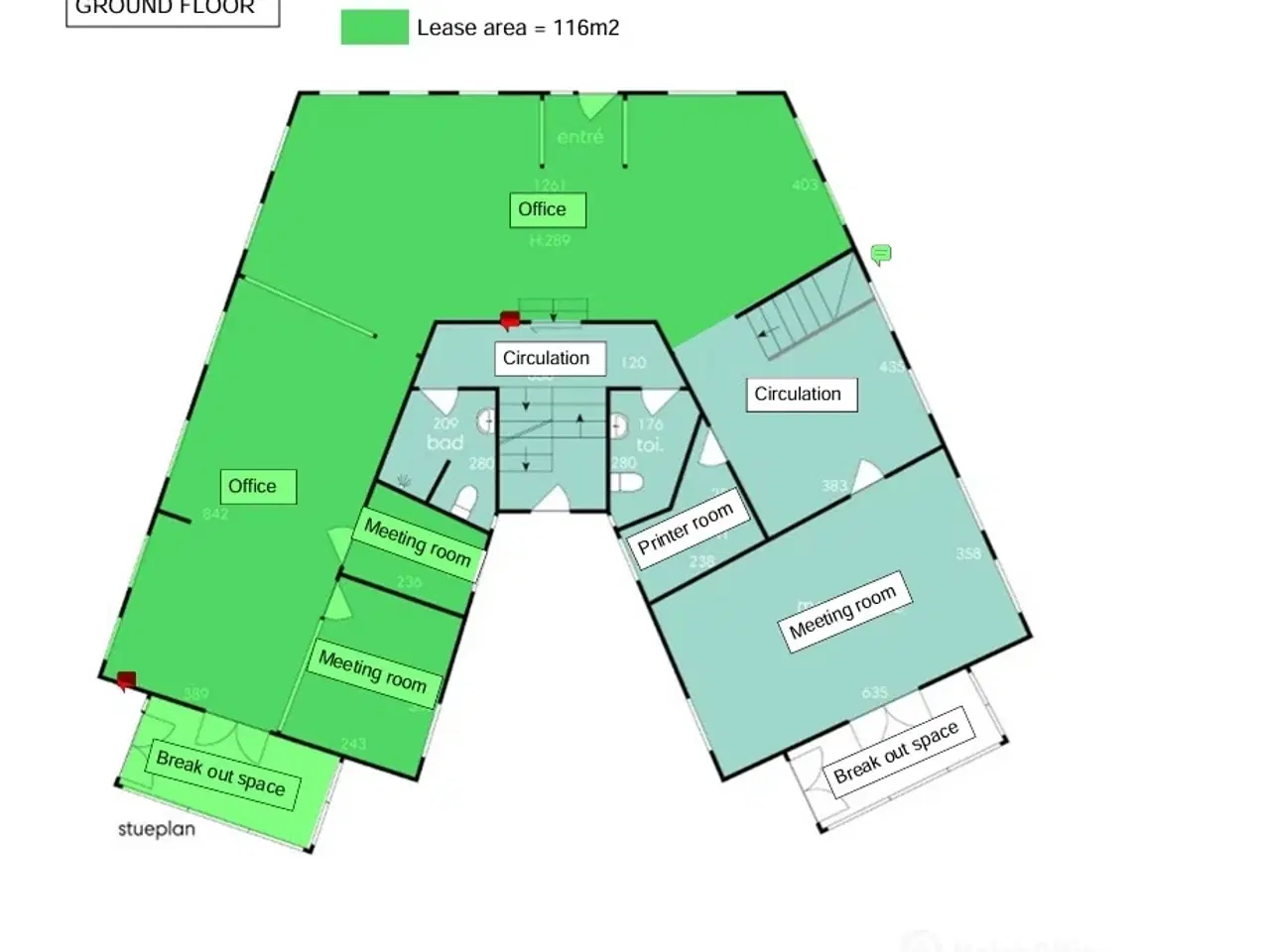 Billede 12 - 116 m2 kontorlokale på Engelsborgvej 31. 2800 Kgs. Lyngby
