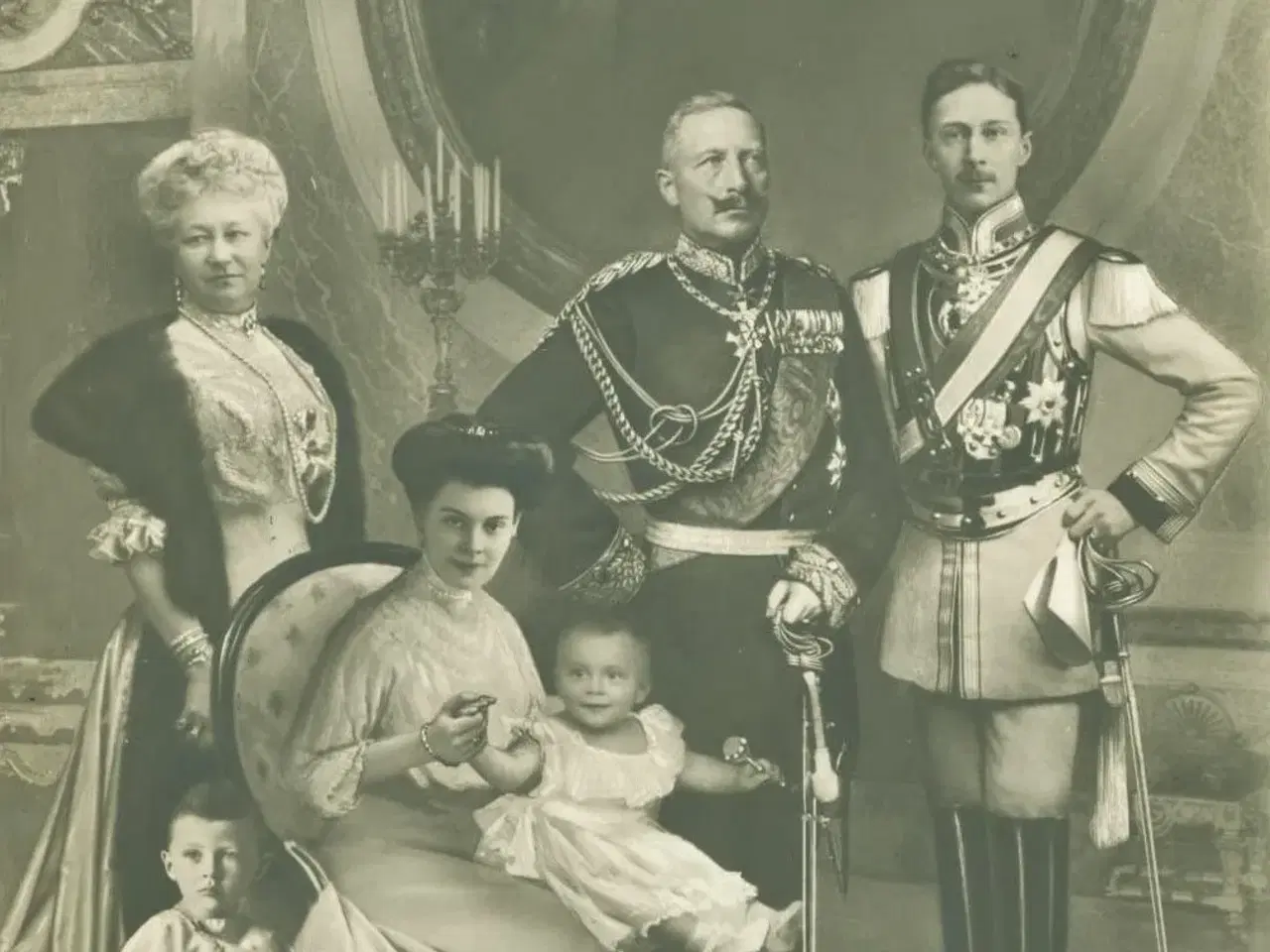 Billede 1 - Den tyske kejser og kronprins