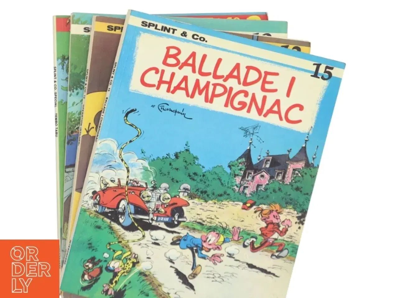 Billede 1 - 4 stk Splint & Co bl.a. Ballade i Champignac af Franquin (Bog)