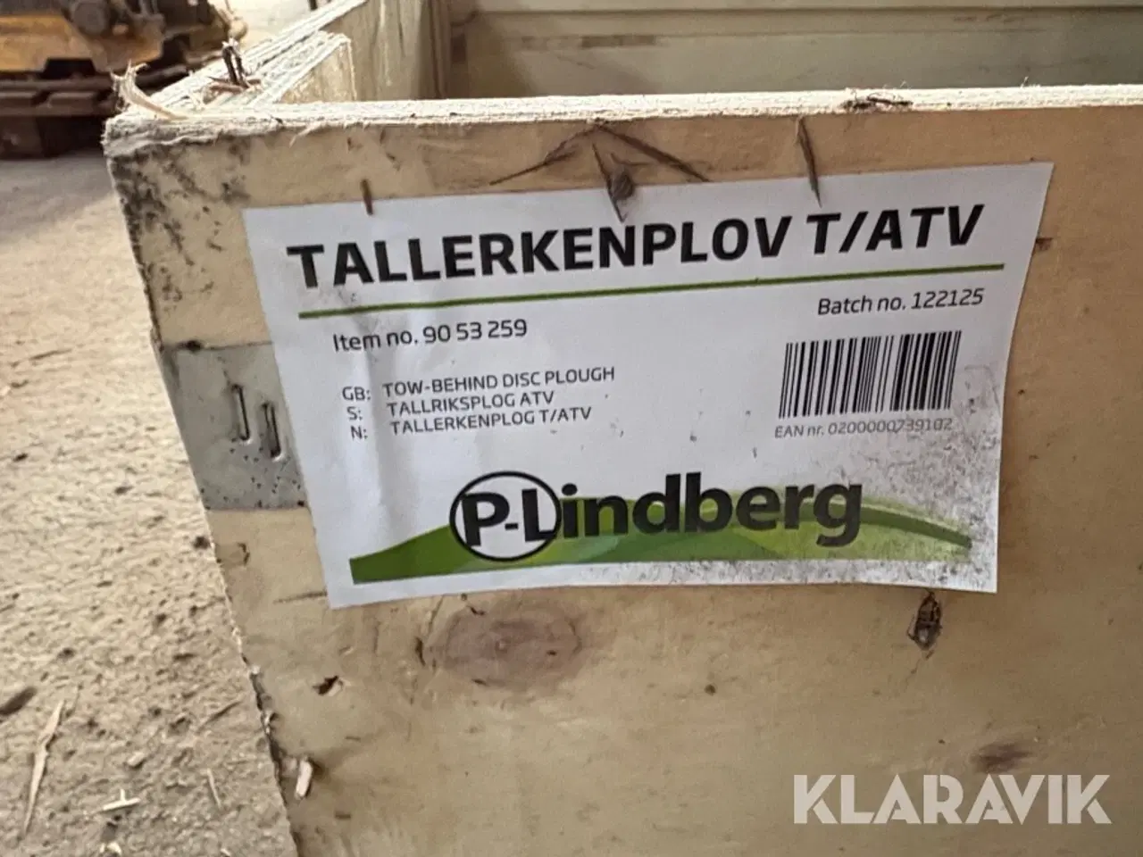 Billede 12 - Tallerkenplov P-Lindberg til ATV
