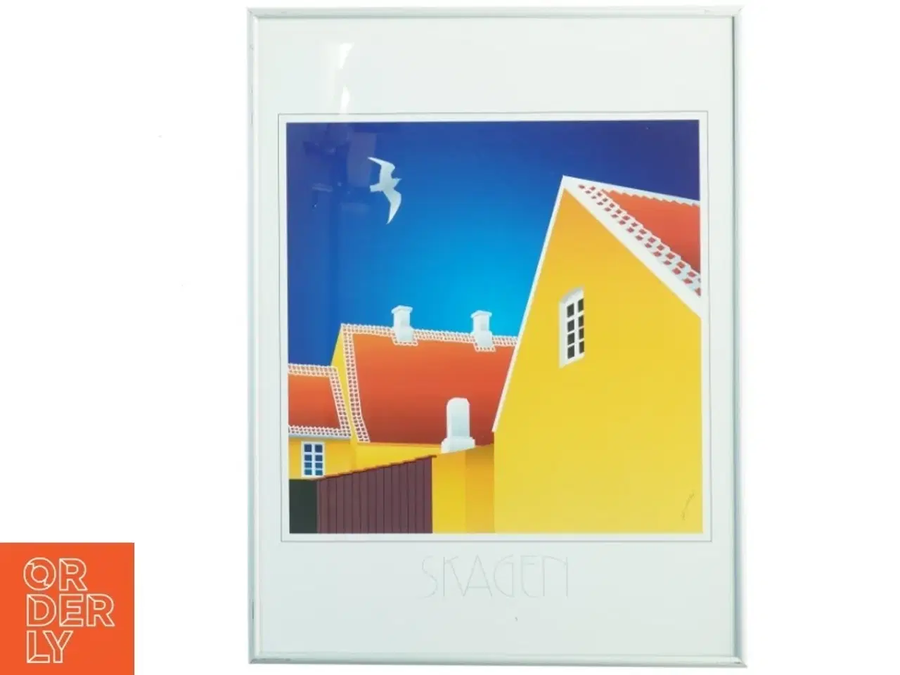 Billede 1 - Indrammet Skagen-plakat (str. 41 x 30 cm)