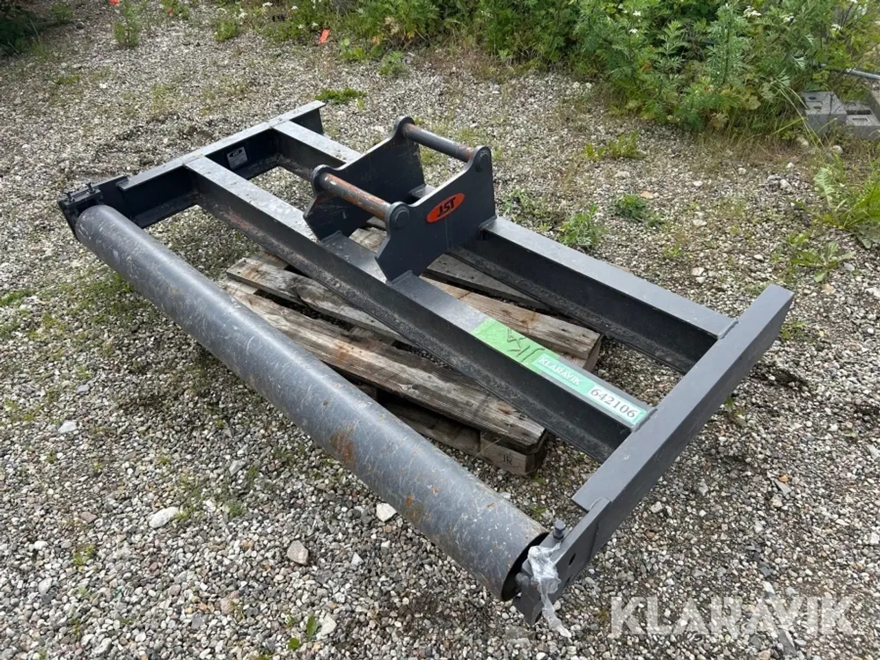 Billede 1 - Planeringsbjælke med tromle JST T3