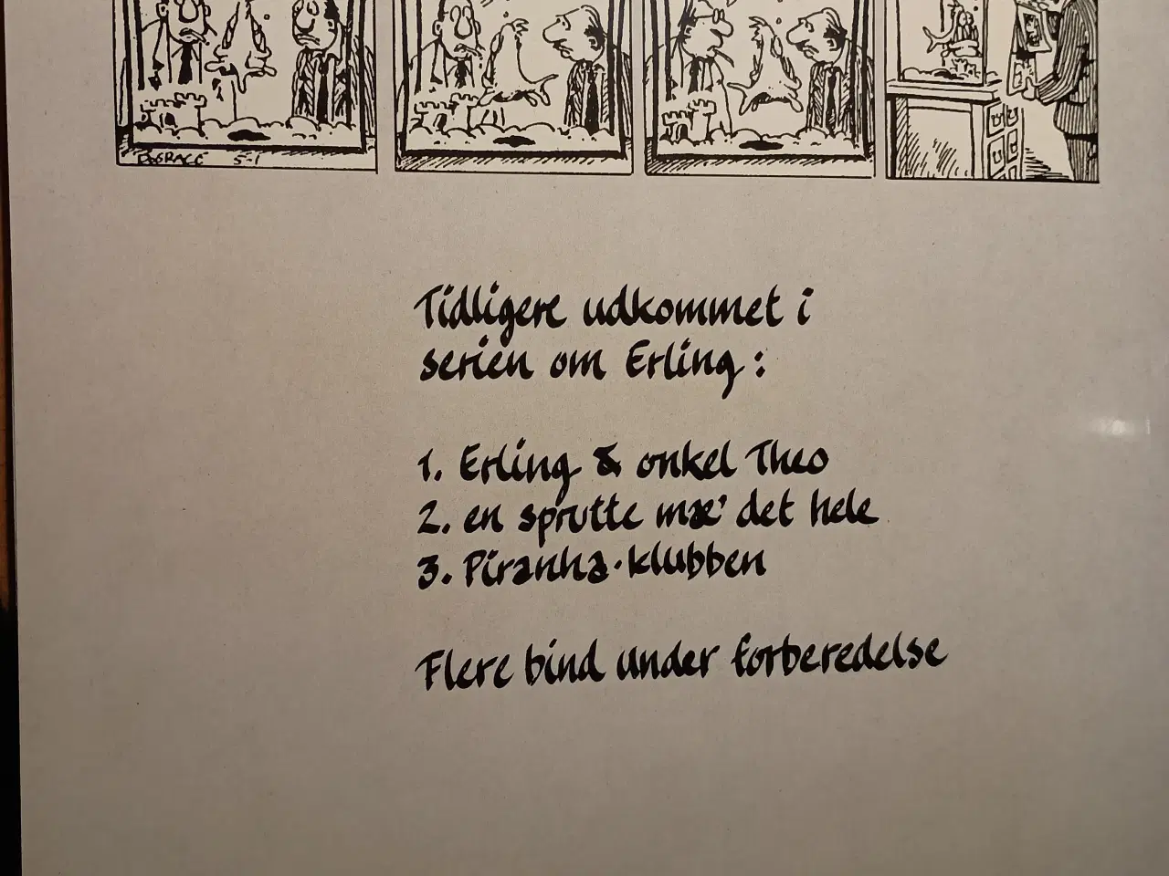 Billede 2 - Erling 3, Piranha klubben. Tegneserie.