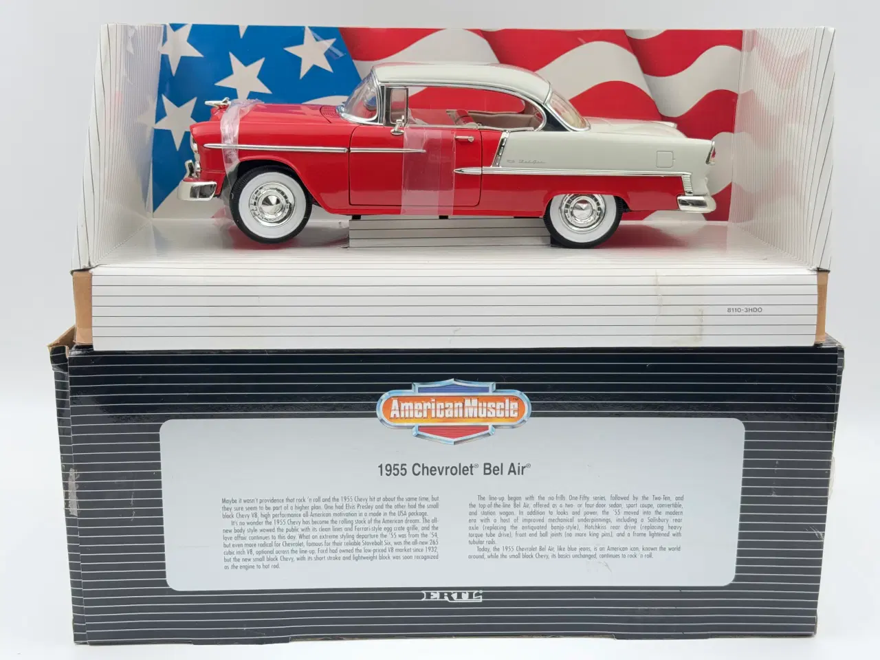 Billede 8 - 1955 Chevrolet Bel Air 1:18  Flot og detaljeret 