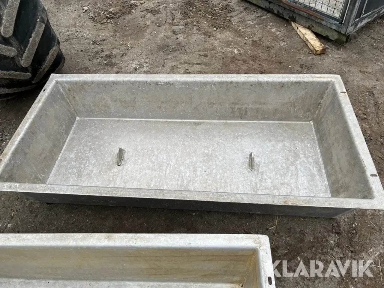Billede 2 - Drikke kar/trug Alumimium 5 styk.